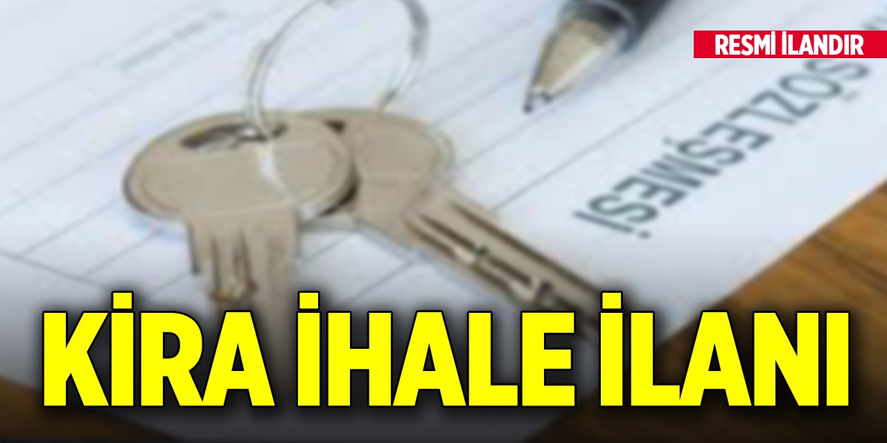 Kira ihale ilanı