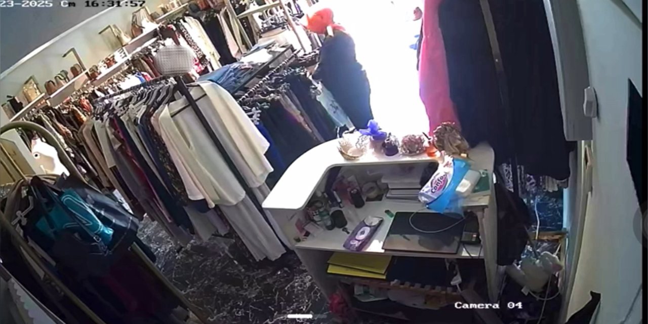 5 bin liralık gömleği çaldı