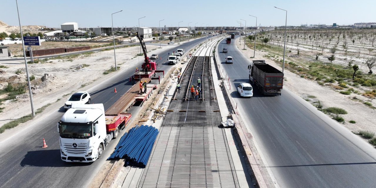 Stadyum-Şehir Hastanesi Tramvay Hattı'ndaki çalışmalar incelendi