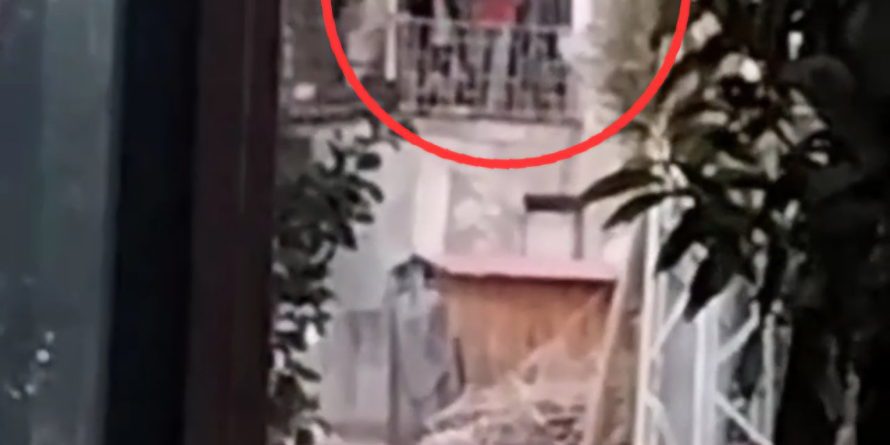 Balkondan tüfekle havaya ateş açan kişi tutuklandı