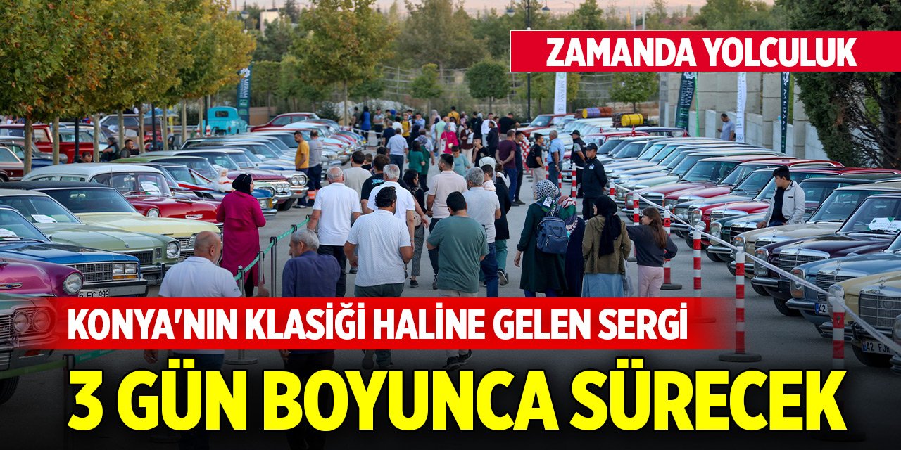 Konya'nın klasiği haline gelen sergi 3 gün boyunca sürecek