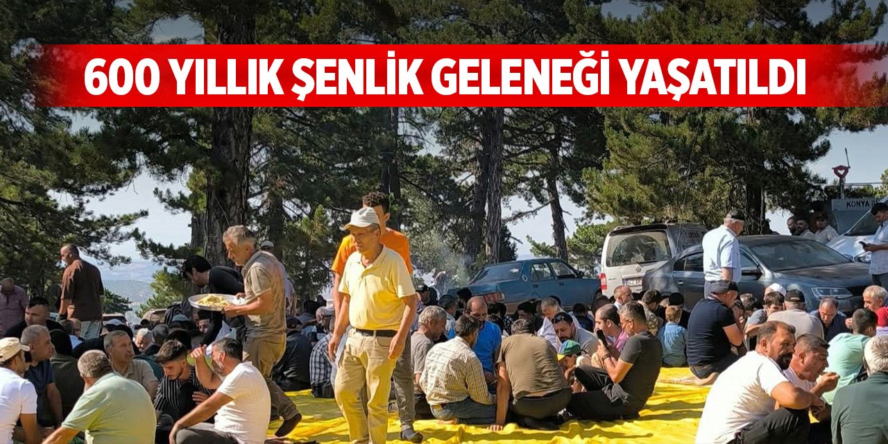 Konya Bozkır’da 600 yıllık şenlik geleneği yaşatıldı
