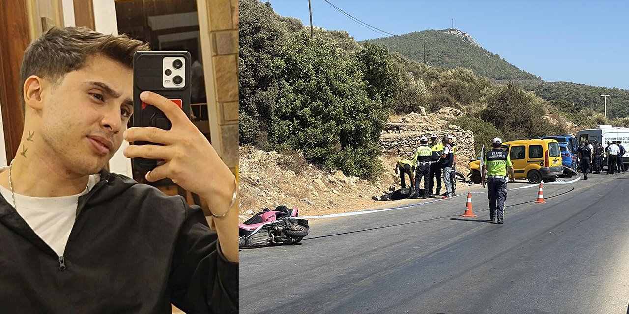 Genç motosiklet sürücüsü öldü