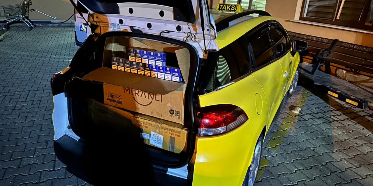 Konya’da kaçak sigara operasyonu: 2 gözaltı