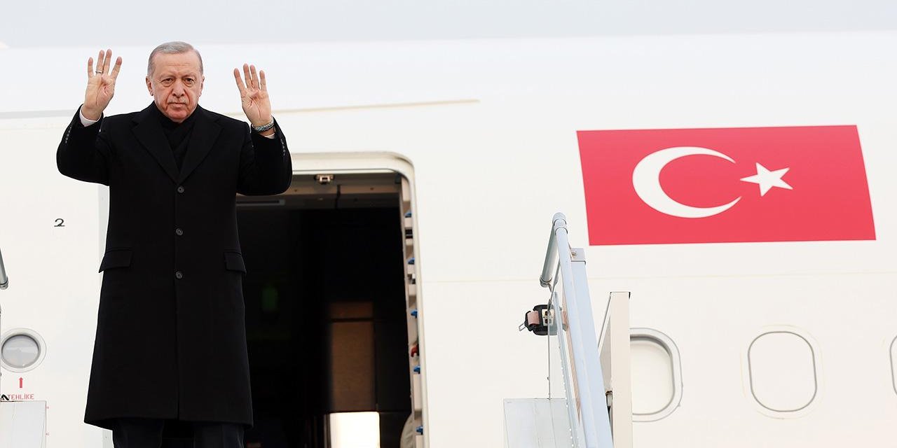 Cumhurbaşkanı Erdoğan, Çin'e gitti