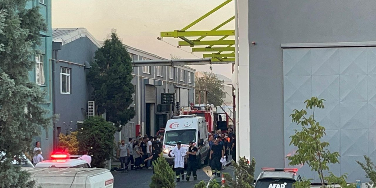 Boya fabrikasında kimyasal madde zehirlenmesi; 1 ölü