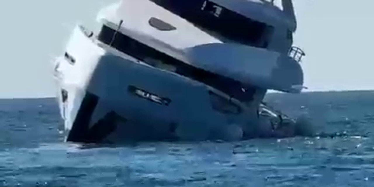 40 milyonluk yat, denize indirildikten 15 dakika sonra battı