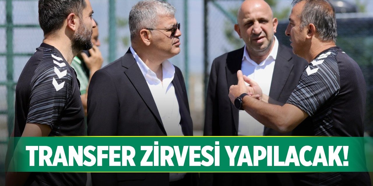 Konyaspor’da transfer zirvesi yapılacak!