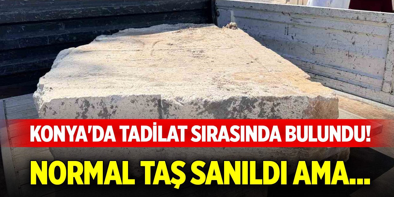 Konya'da bina tadilatı sırasında bulundu! Normal sanıldı ama gerçek başka çıktı
