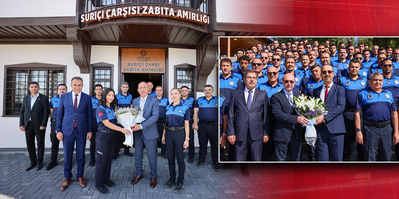 Konya'da başkanlar zabıtaları unutmadı