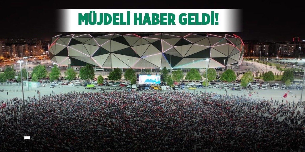 Özel... Binlerce Konyalı tek yürek maçı izleyecek!