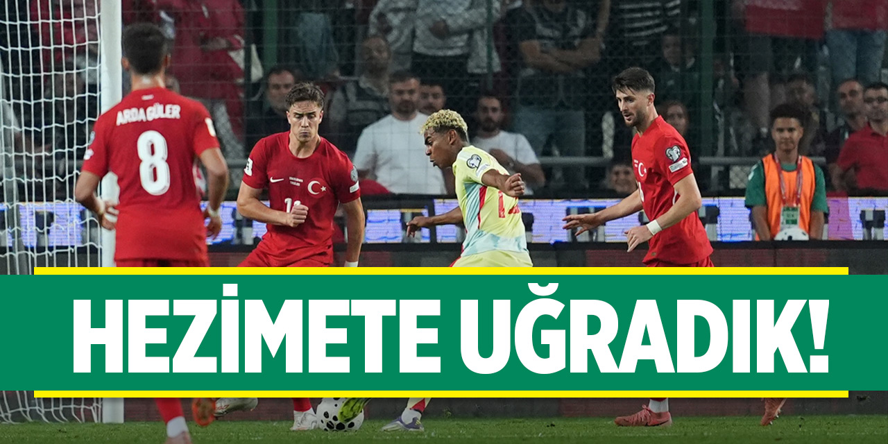 Türkiye- İspanya, Hezimete uğradık!