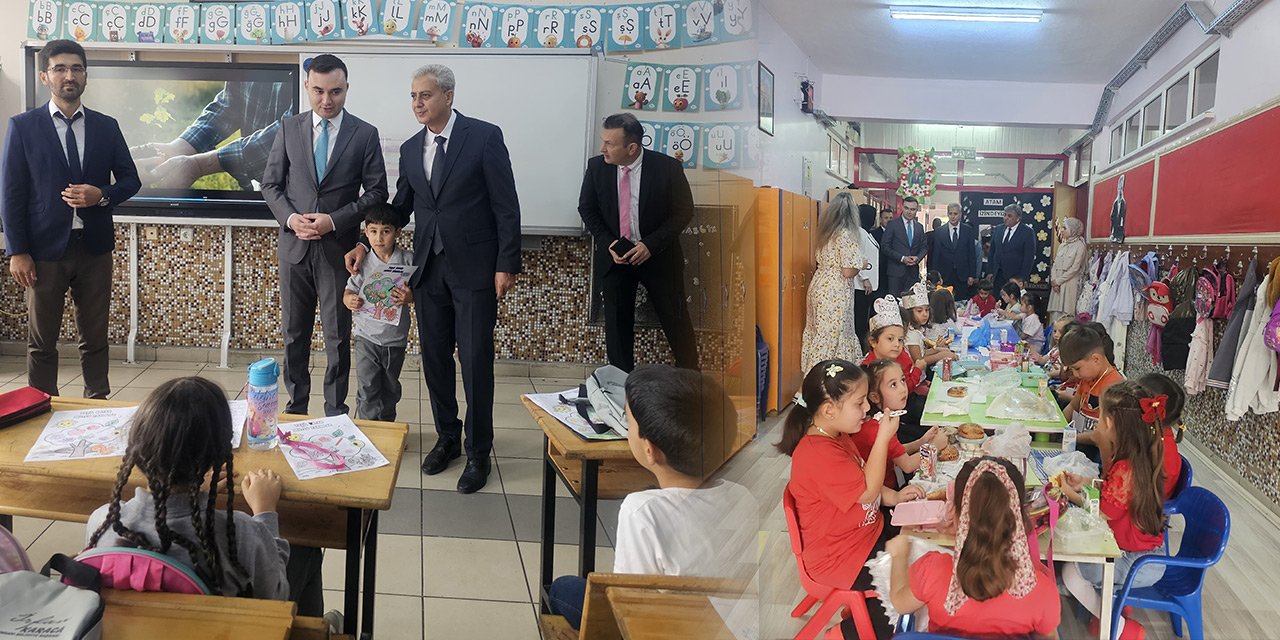 Konya'nın ilçesinde  900 öğrenciye kırtasiye hediyesi