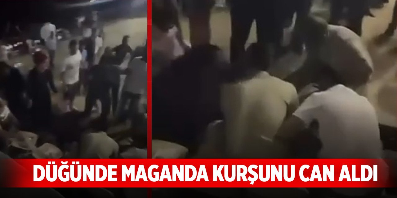 Düğünde maganda kurşunu can aldı