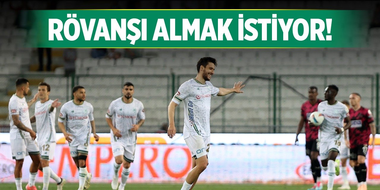 Konyaspor o baskıyı kırmak istiyor!