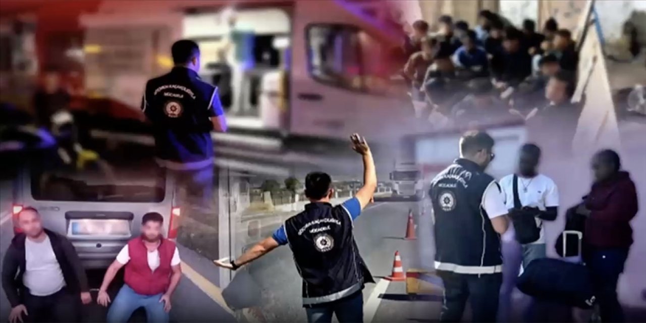 Ülke genelinde denetim... 52 göçmen kaçakçısı ile 666 düzensiz göçmen yakalandı