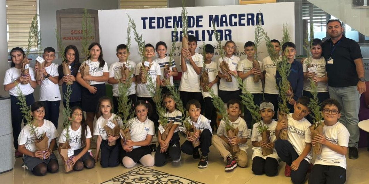 Tedem’li öğrenciler Yeşil vatan projesine destek verdi
