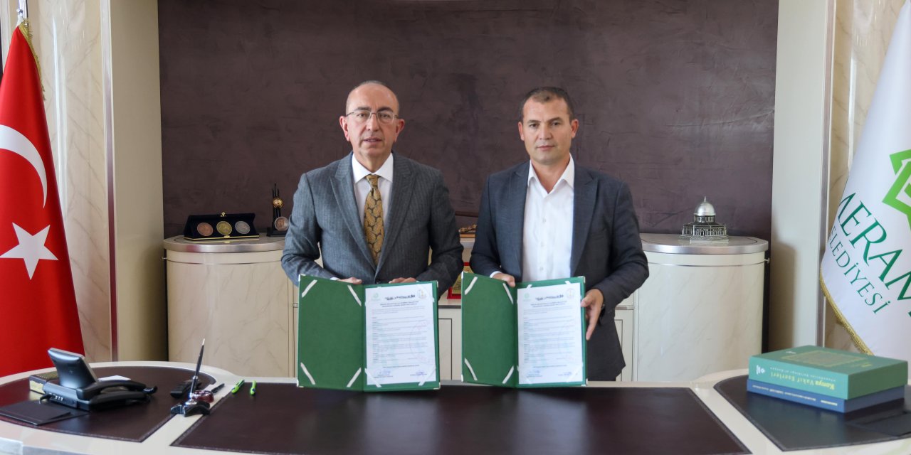 Meram ile Nuribey kardeş şehir oldu