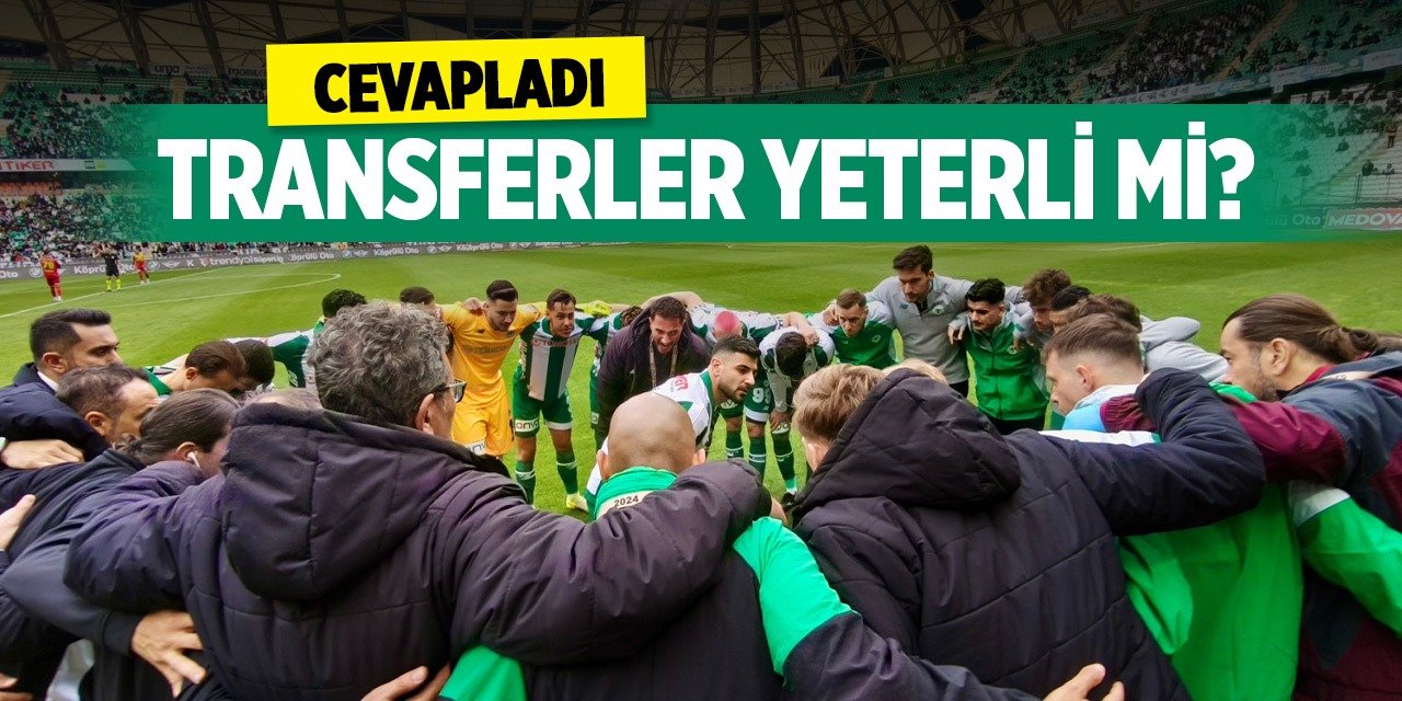 Konyaspor'da teknik heyet kadroyu yeterli görüyor mu?