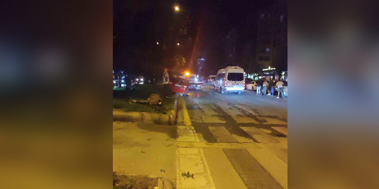 Alkollü sürücü yayalara çarptı: 1 ölü, 1’i ağır 2 yaralı