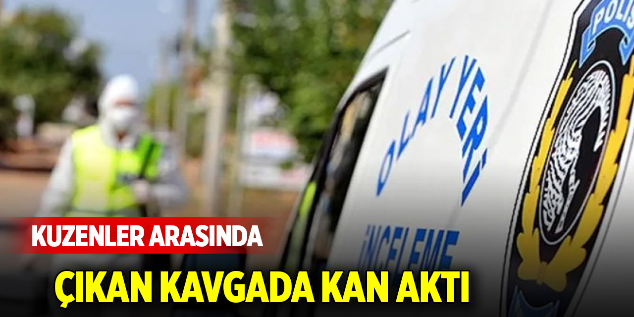 Kuzenler arasında çıkan kavgada kan aktı