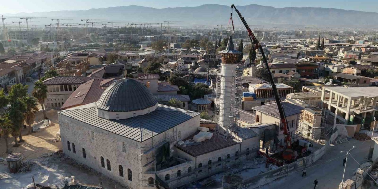 Hatay-Konya kardeşliğinin nişanesi olacak... Habib-i Neccar Camii'nde sona gelindi