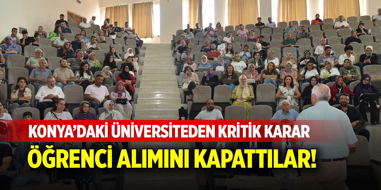 NEÜ’de bir bölüm artık öğrenci almayacak!