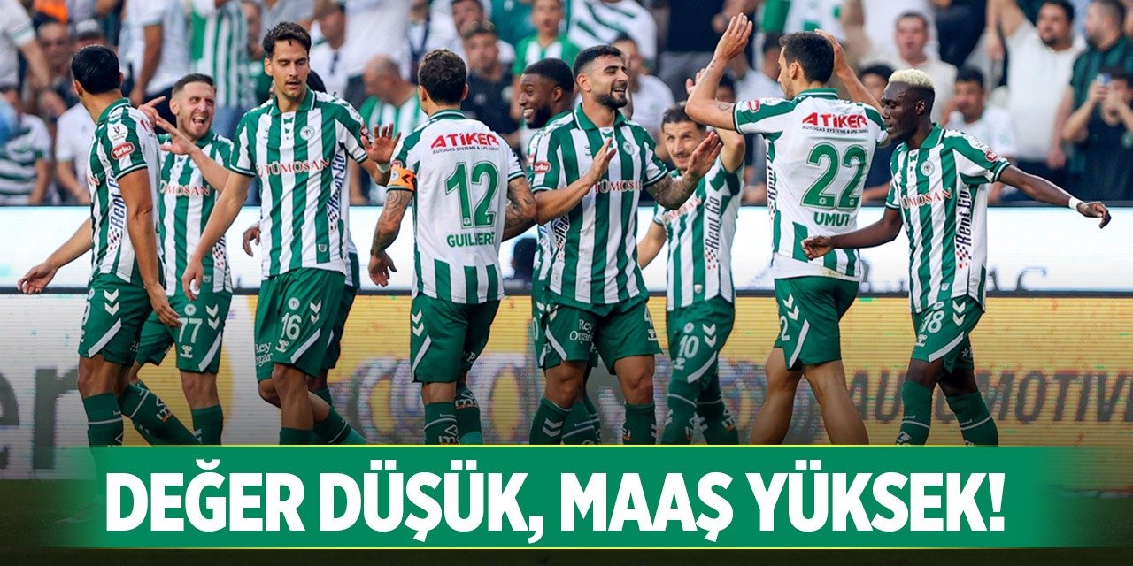 Konyaspor'un verdiği maaş şaşırttı!