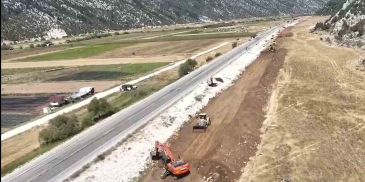 Gembos Ovası bölgesinde start verildi... Konya-Antalya Kara yolunda duble yol çalışmaları başladı
