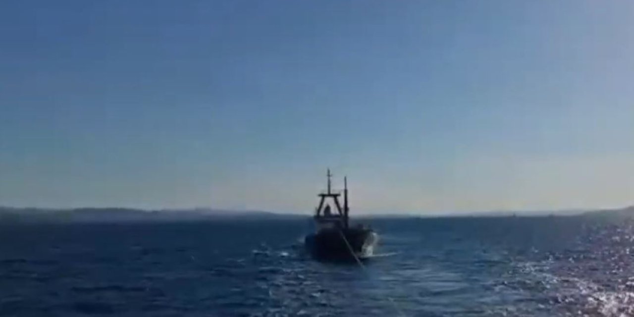 Türkiye bayraklı kuru yük gemisi Şevketiye Demir Sahası'na demirletildi