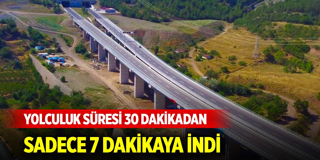Uraloğlu duyurdu: Yolculuk süresi 30 dakikadan sadece 7 dakikaya indi