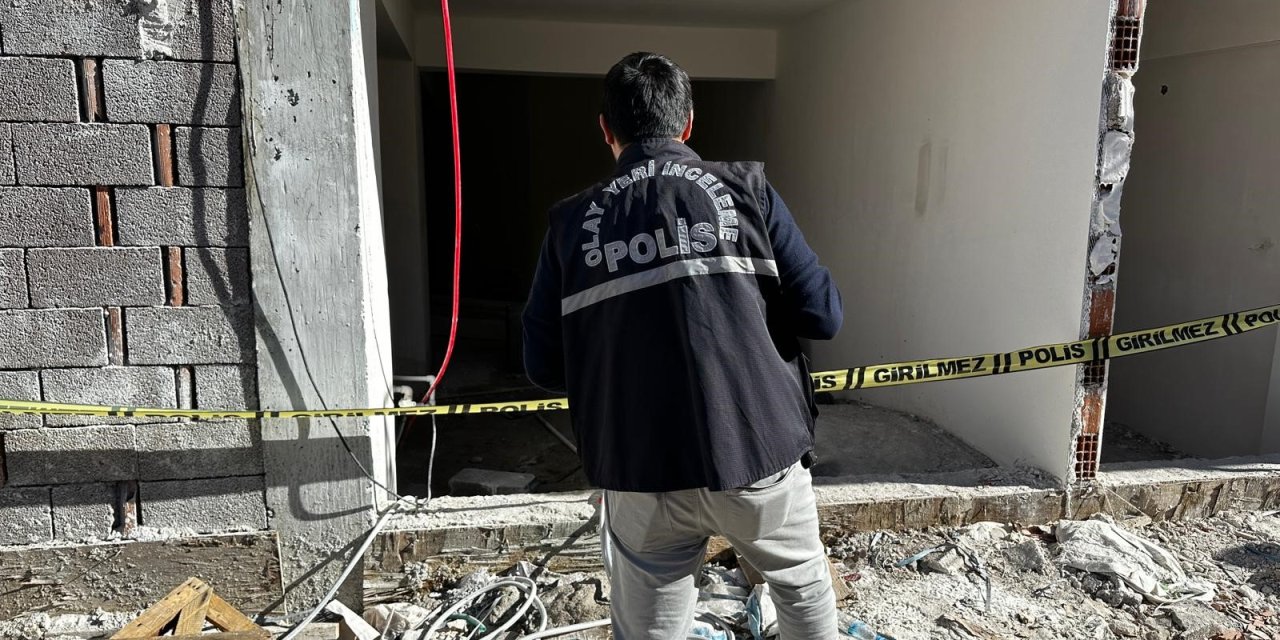 İnşaat halindeki apartmandan düşen kişi öldü
