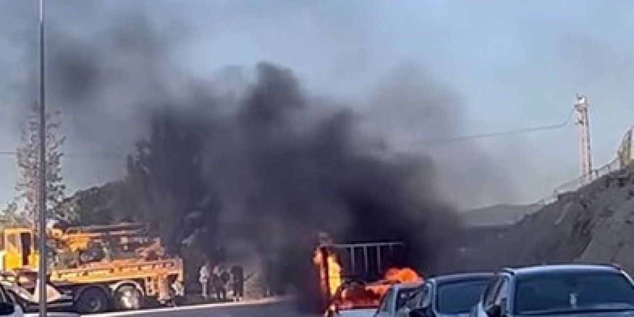 Park halinde alevlere teslim oldu