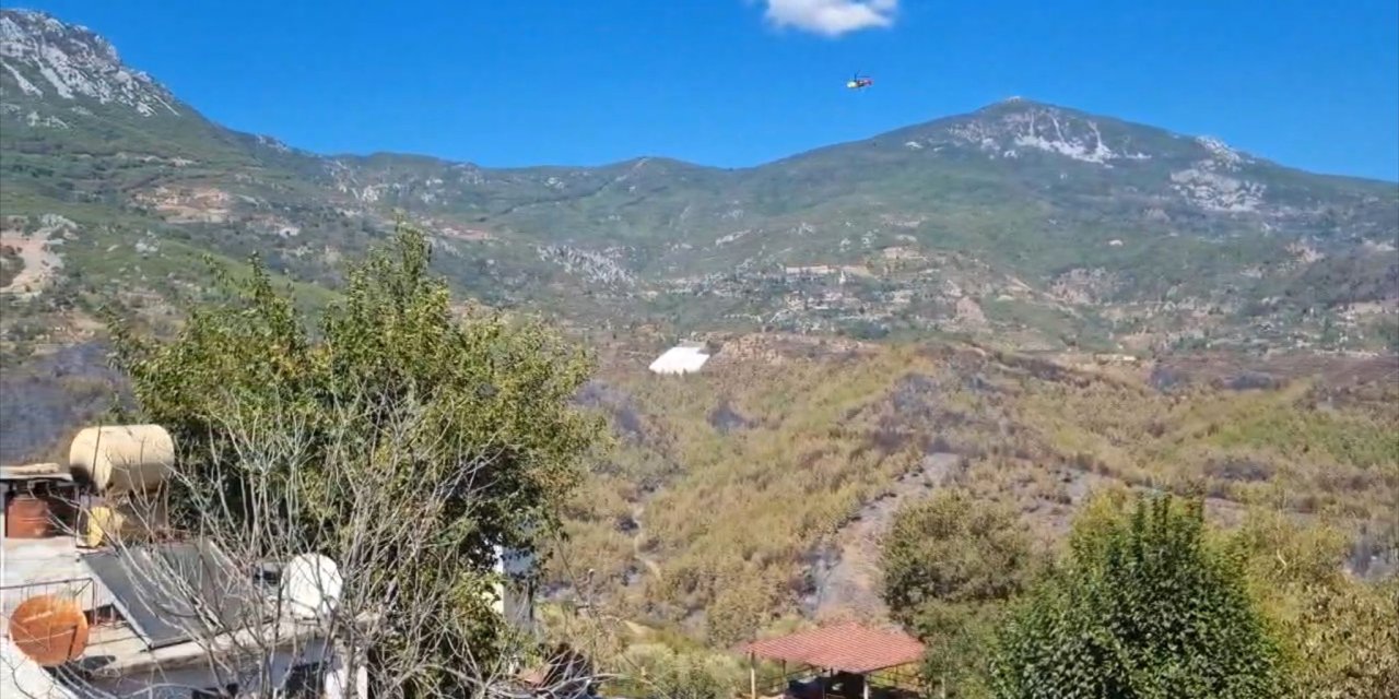 Orman yangınlarında 400 hektar alan zarar gördü