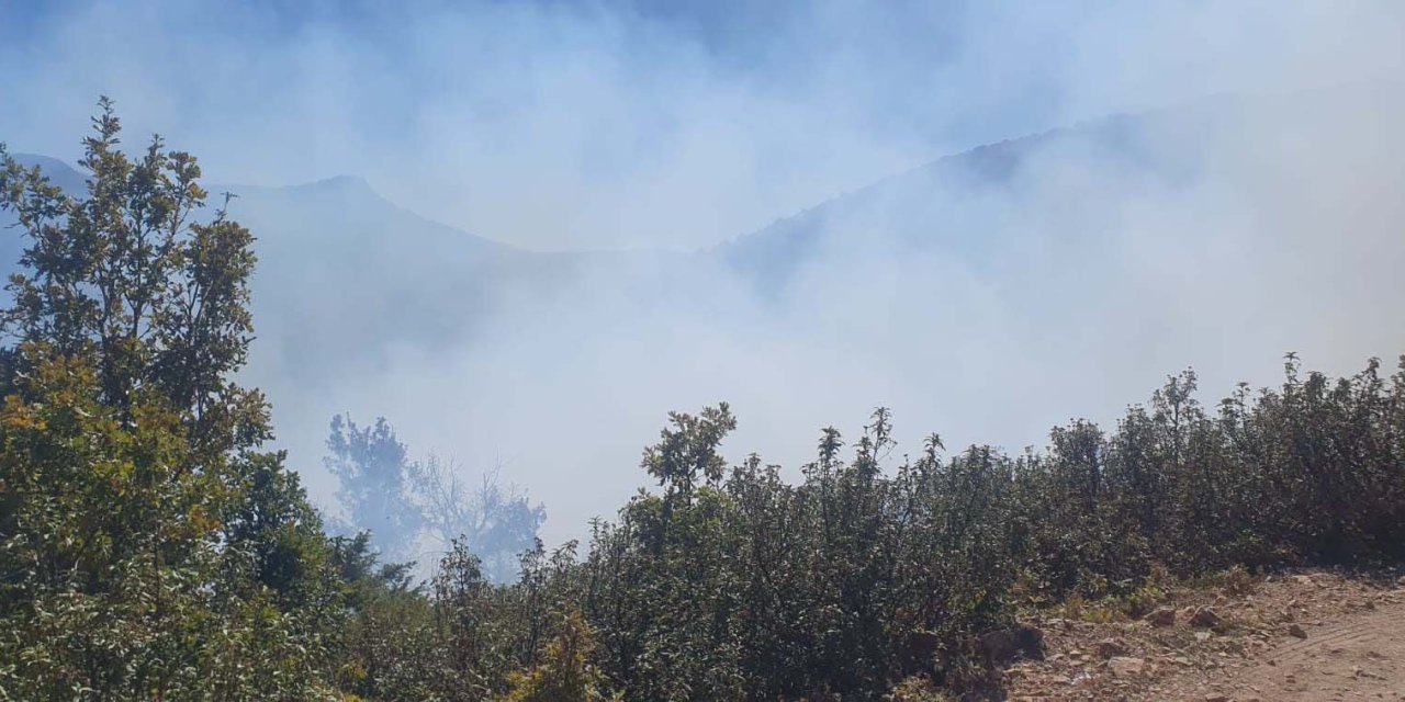 Konya'daki yangın kısa sürede söndürüldü