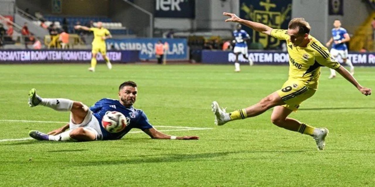 Fenerbahçe, 10 kişi kalan Kasımpaşa'ya takıldı