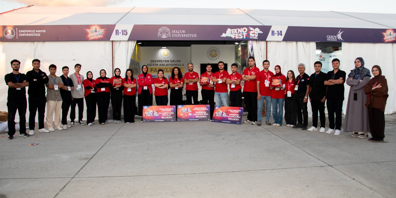 TEKNOFEST 2025’te Selçuk Üniversitesi 4 ödül aldı