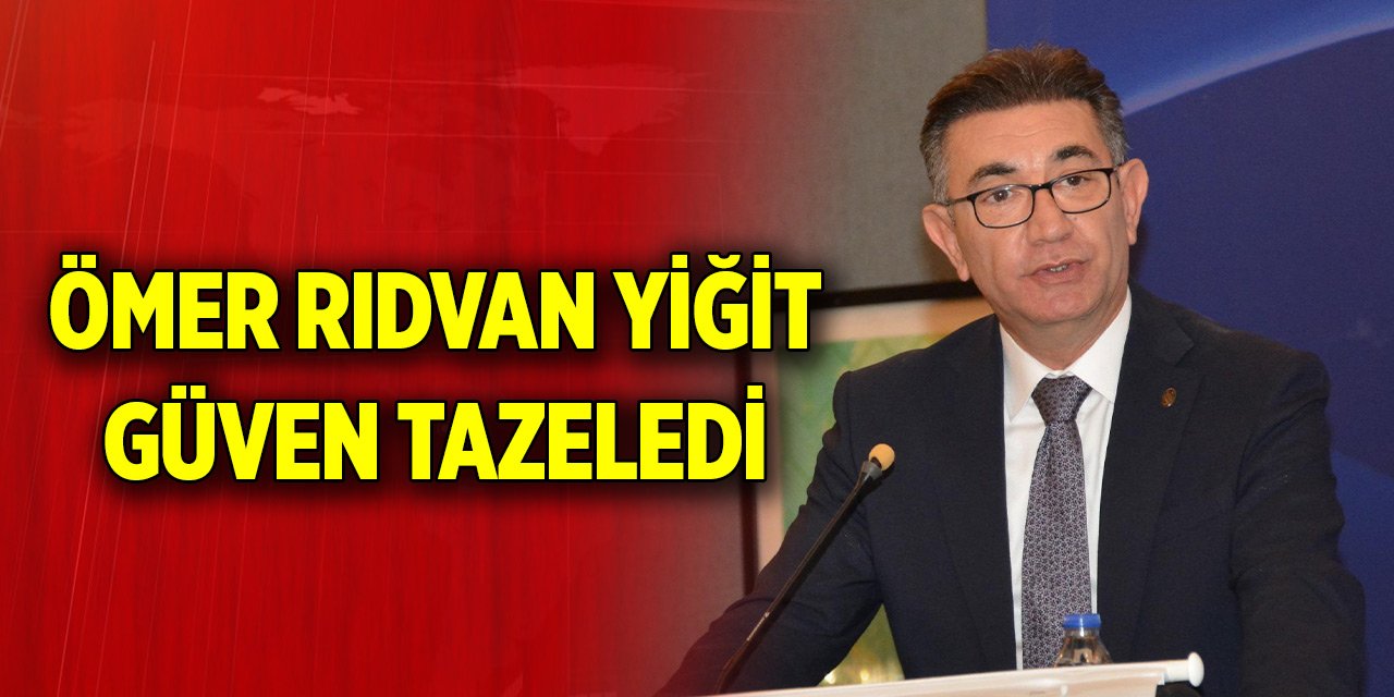 Öz Finans İş Sendikası Konya Bölge Başkanlığı seçimlerinde Ömer Rıdvan Yiğit güven tazeledi