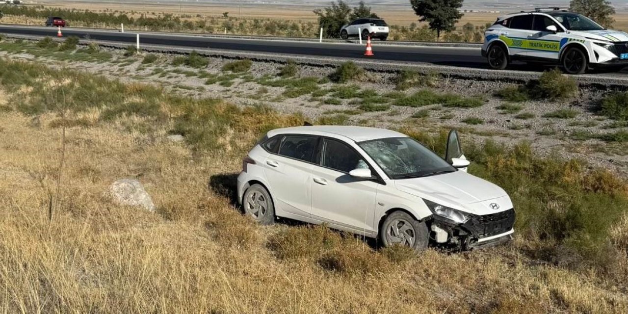 Konya'da sabah saatlerinde trafik kazası... 1 kişi yaralandı