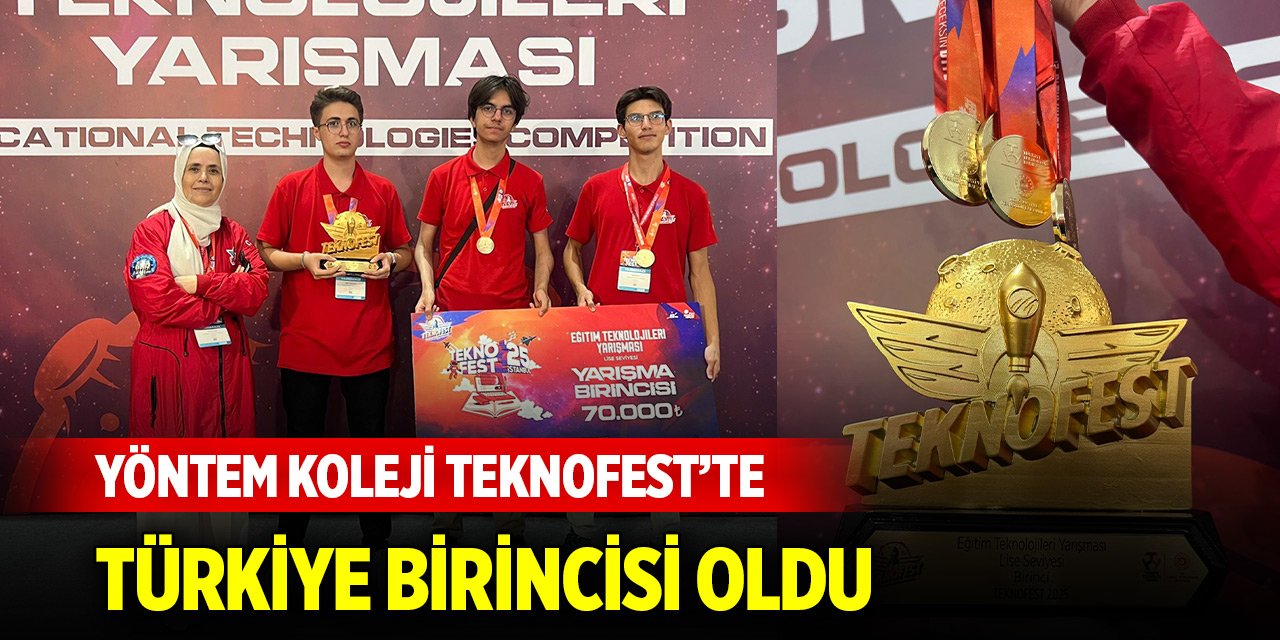 Yöntem Koleji TEKNOFEST’te yine Türkiye birincisi