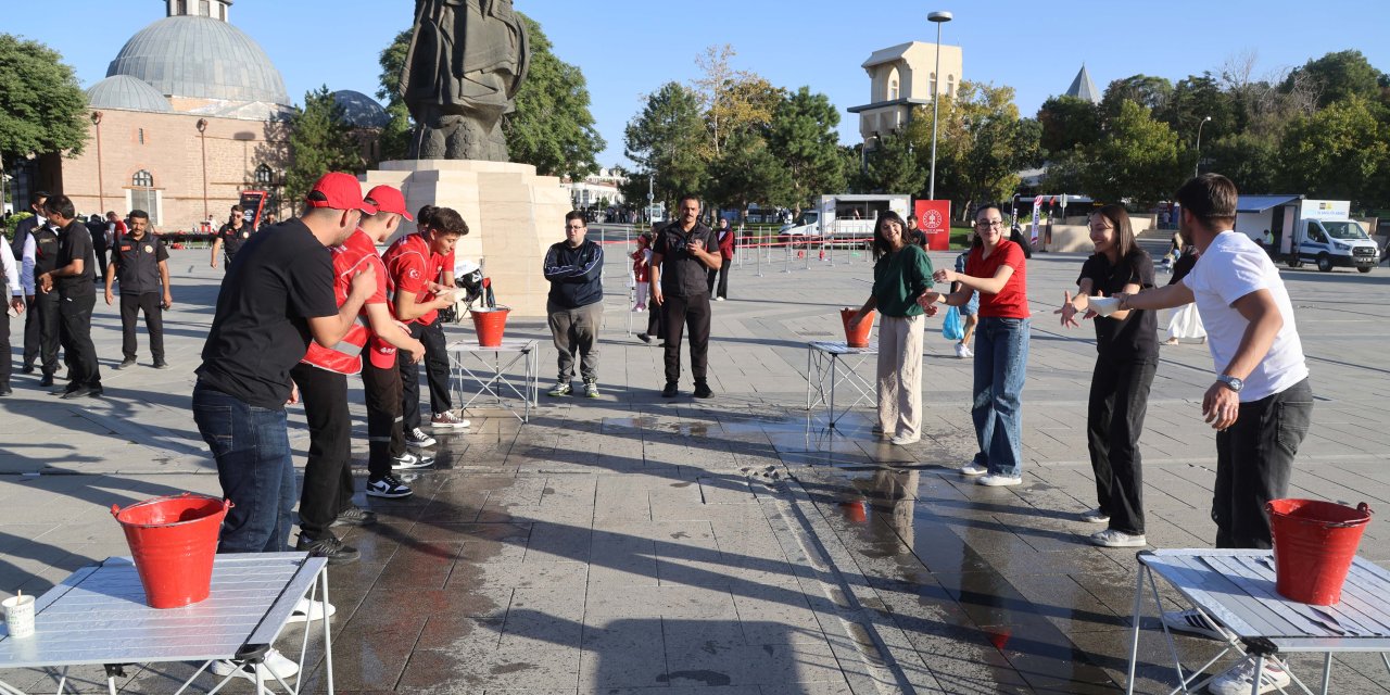 Konya Büyükşehir’den İtfaiye Haftası’nda farkındalık etkinliği