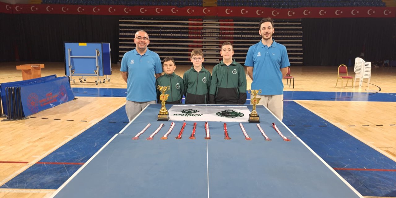 Madalya yağmuru... Karatay Belediyespor'dan büyük başarı