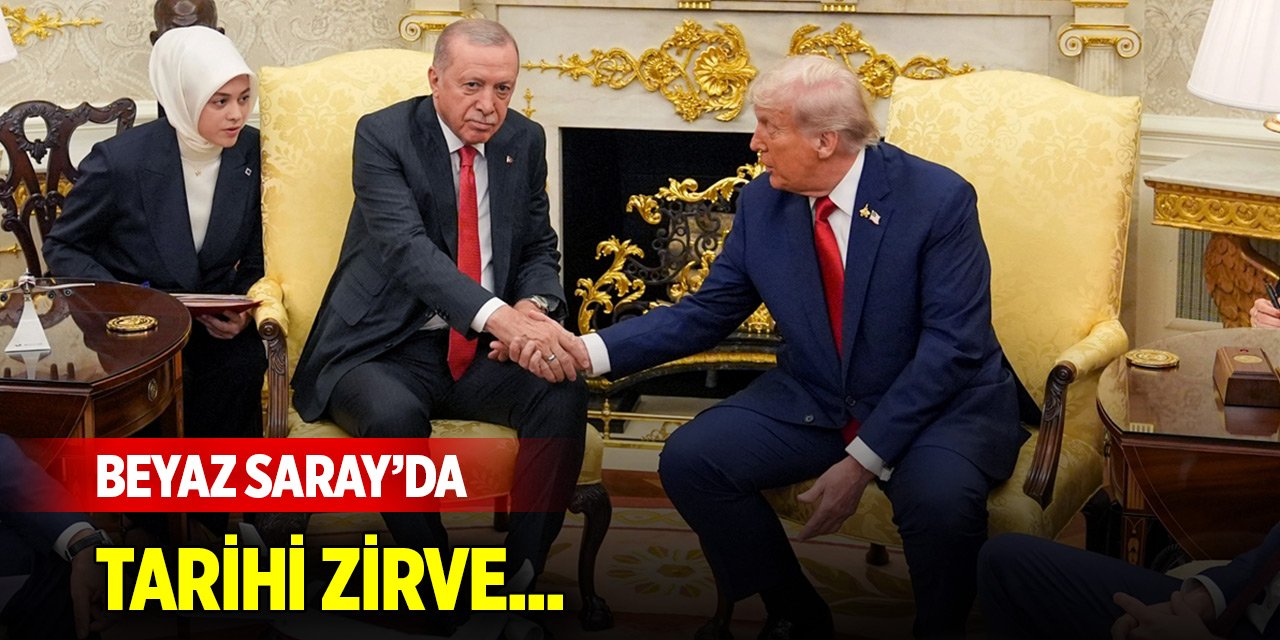 Tarihi zirve... Cumhurbaşkanı Erdoğan, Trump ile görüştü