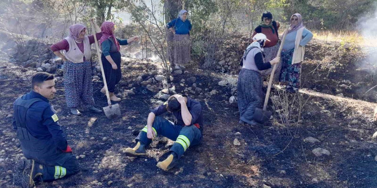 Konya'nın ilçesinde korkutan yangın!