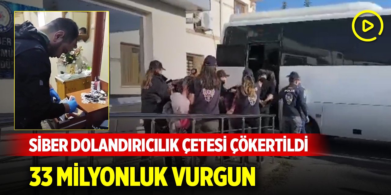 Konya'da siber dolandırıcılık çetesi çökertildi... 33 milyonluk vurgun