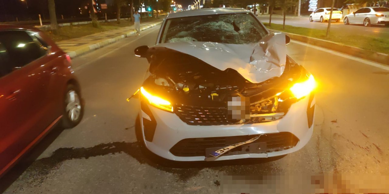 Otomobilin çarptığı yaya hayatını kaybetti