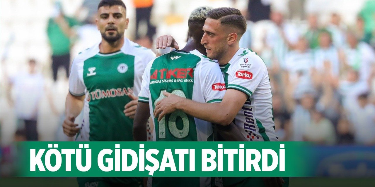 Konyaspor'dan ilaç gibi galibiyet!