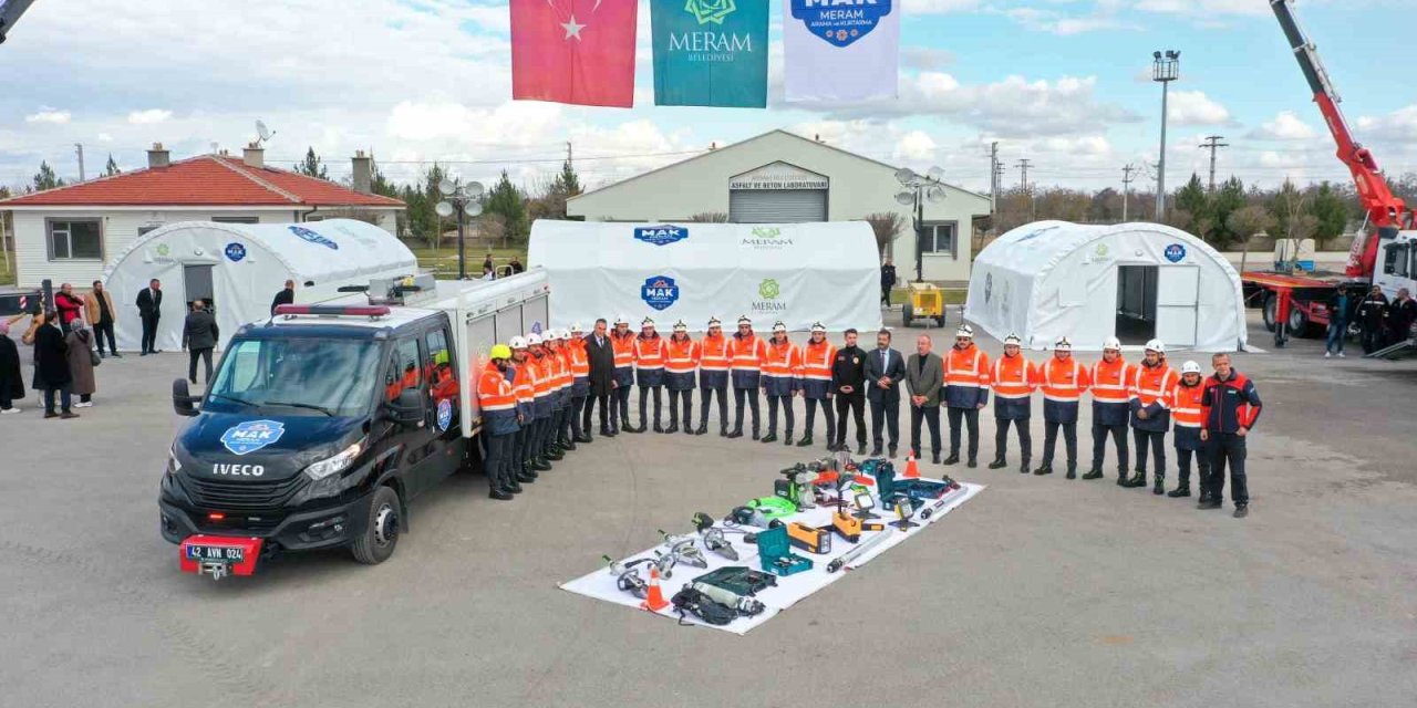 Konya'da 70 kişilik MAK ekibi çalışmalarını sürdürüyor