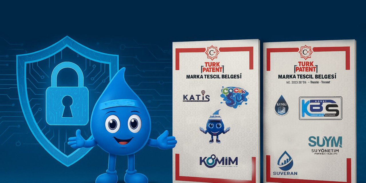 KOSKİ geliştirdiği yazılım ve sistemleri tescilledi