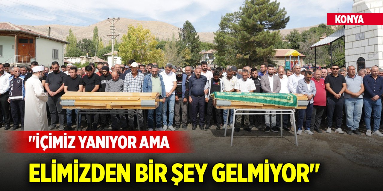 Konya'da ikiz çocuklarını kaybeden acılı baba konuştu